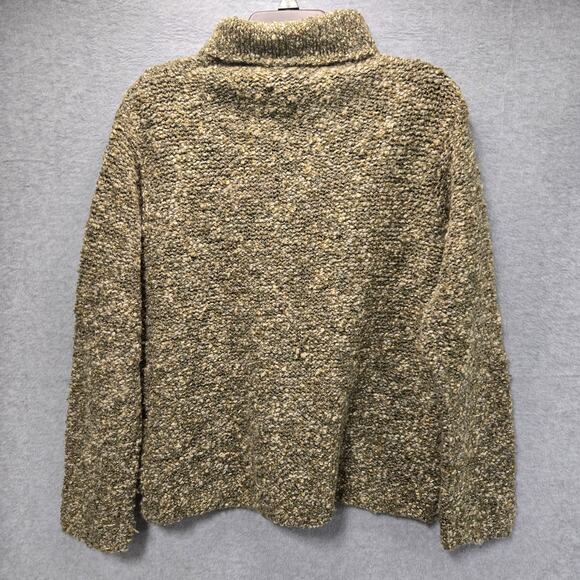 Eileen Fisher Woll Blend Melange Turtleneck Sweater Size PS - Picture 2 of 4